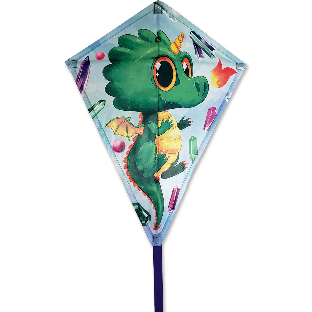25 In. Diamond Kite - Crystal Dragon 1 25 In. Diamond Kite - Crystal Dragon