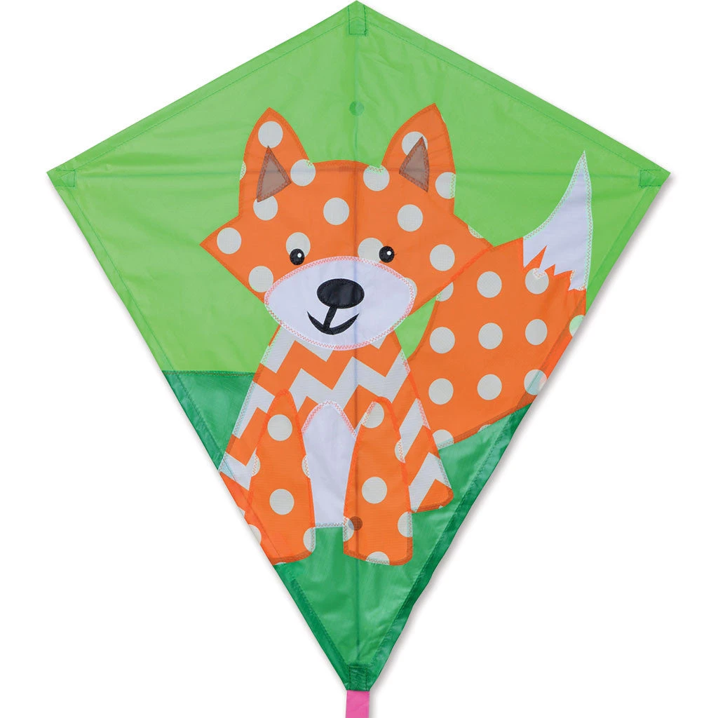 30 In. Diamond Kite - Finn The Fox 1 30 In. Diamond Kite - Finn The Fox