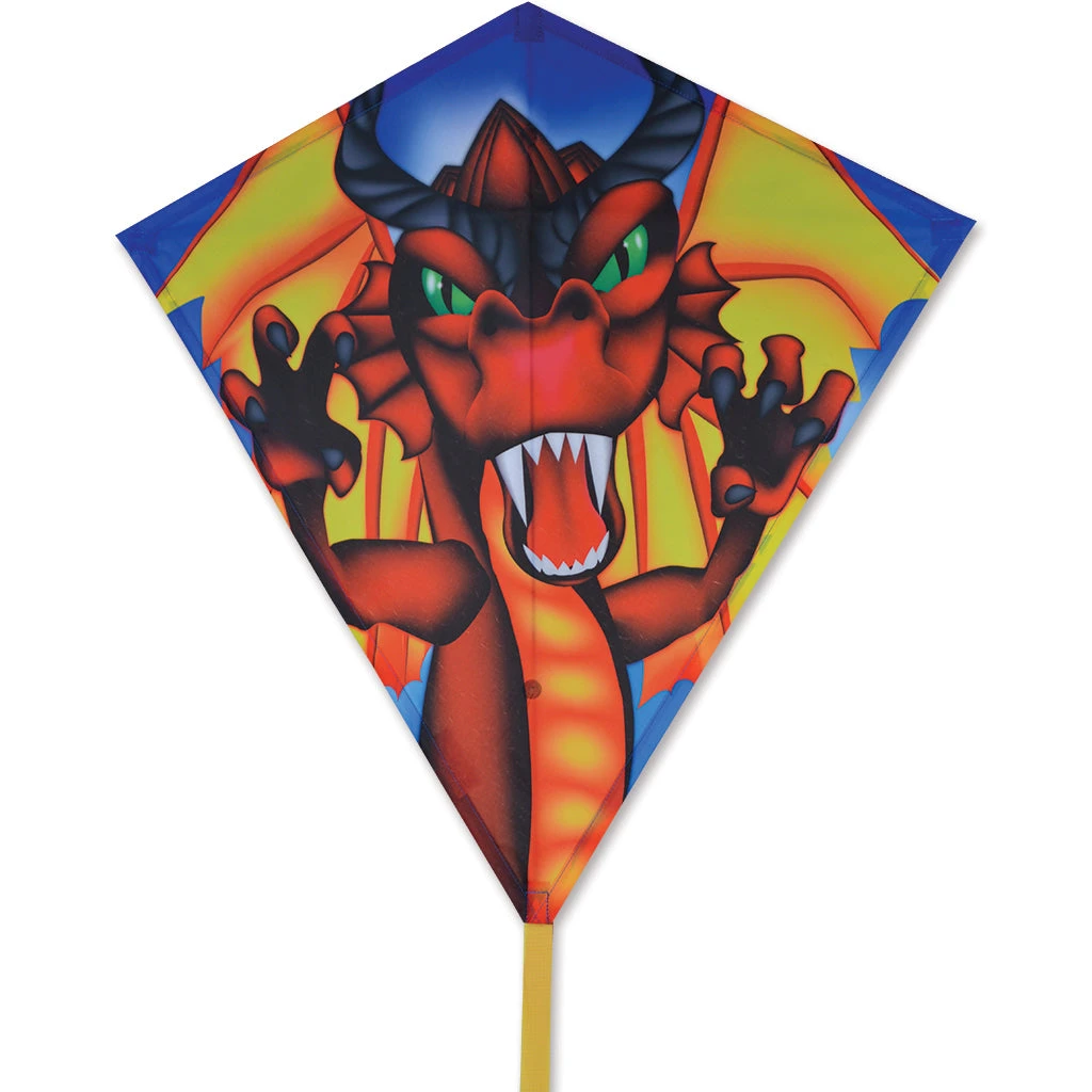 30 In. Diamond Kite - Flame Wing Dragon 1 30 In. Diamond Kite - Flame Wing Dragon
