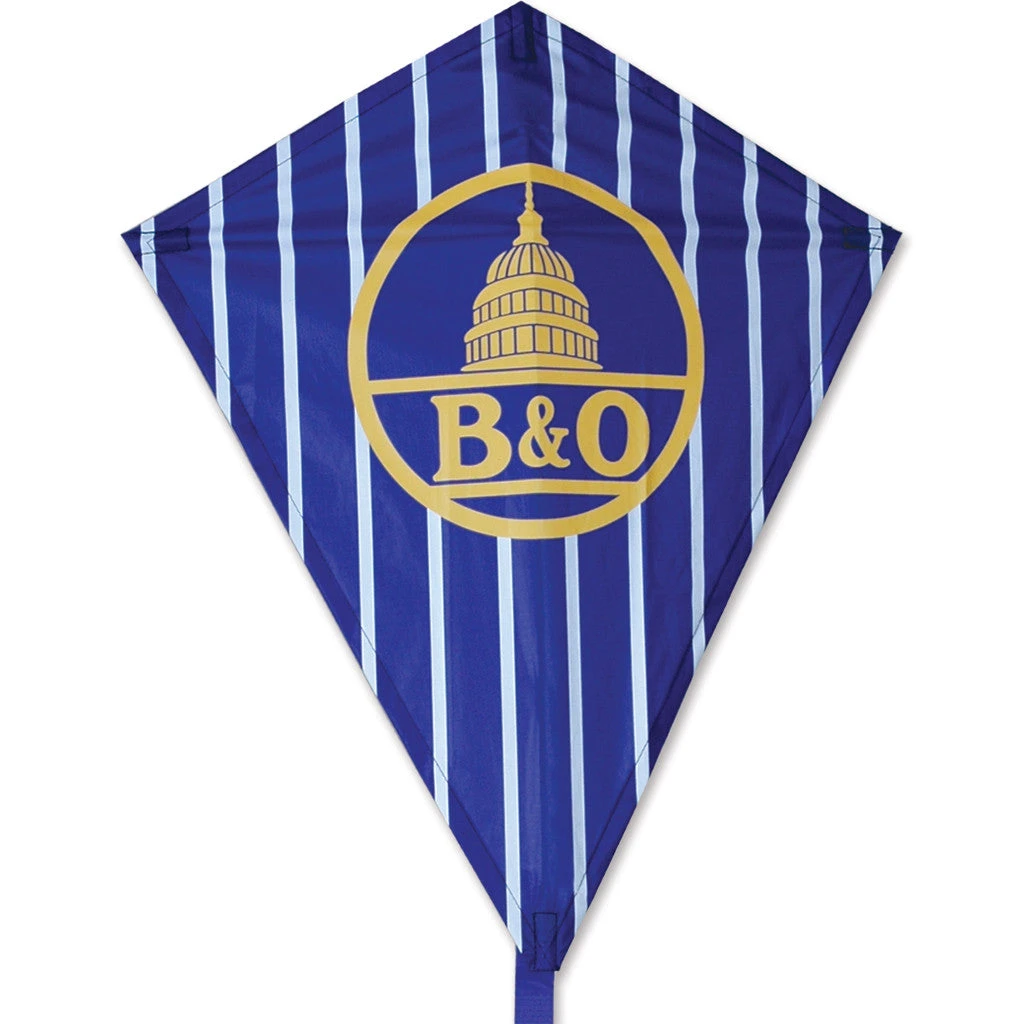 25 In. Diamond Kite - B&O Logo Kite 1 25 In. Diamond Kite - B&O Logo Kite