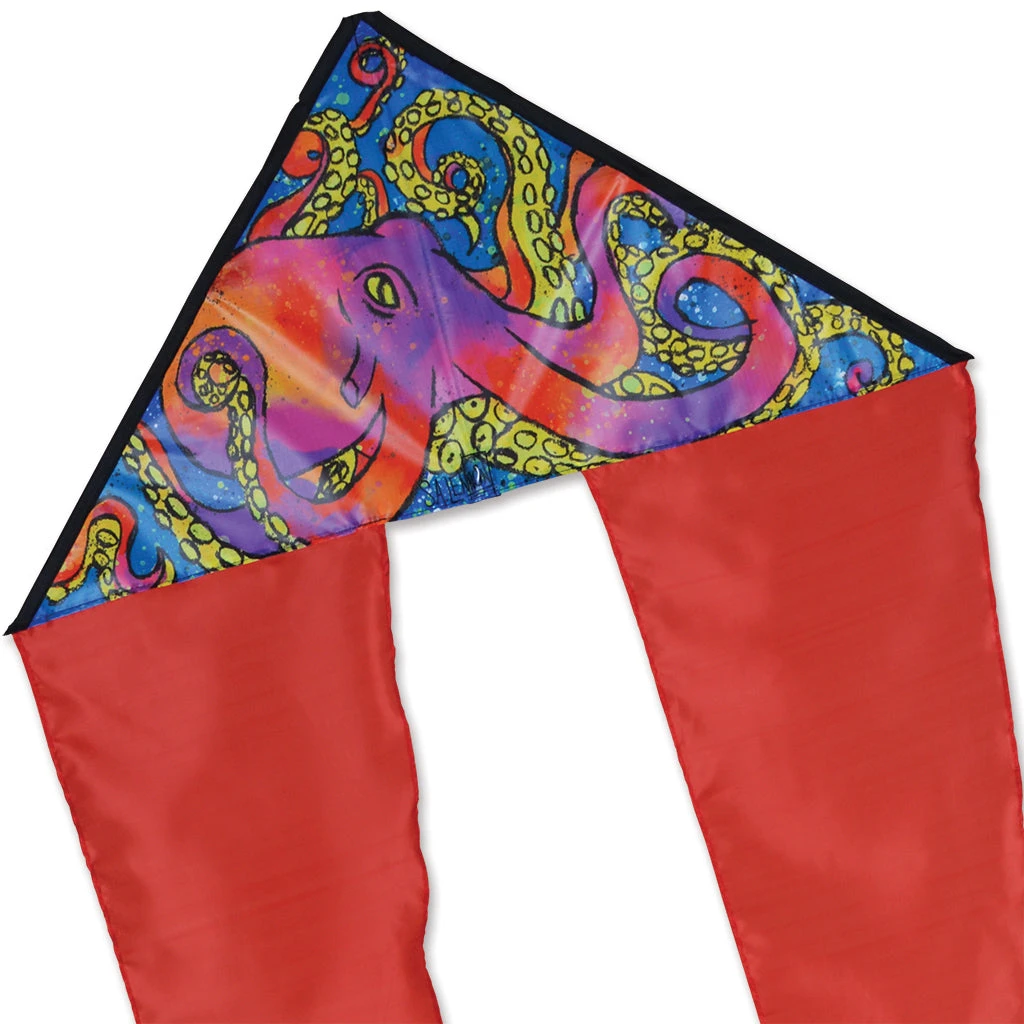 Zippy Flo-Tail Delta Kite - Octopus 1 Zippy Flo-Tail Delta Kite - Octopus