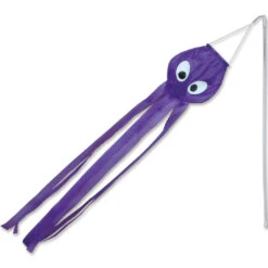 Wind Wand - Purple Octopus (Set Of 12 Pieces)