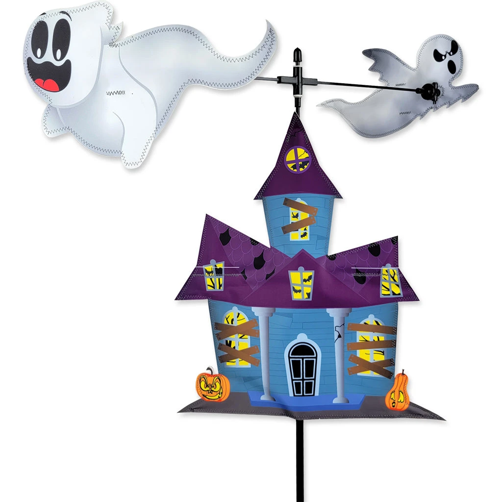 Single Carousel Spinner - Ghosts And Haunted House 1 Single Carousel Spinner - Ghosts And Haunted House