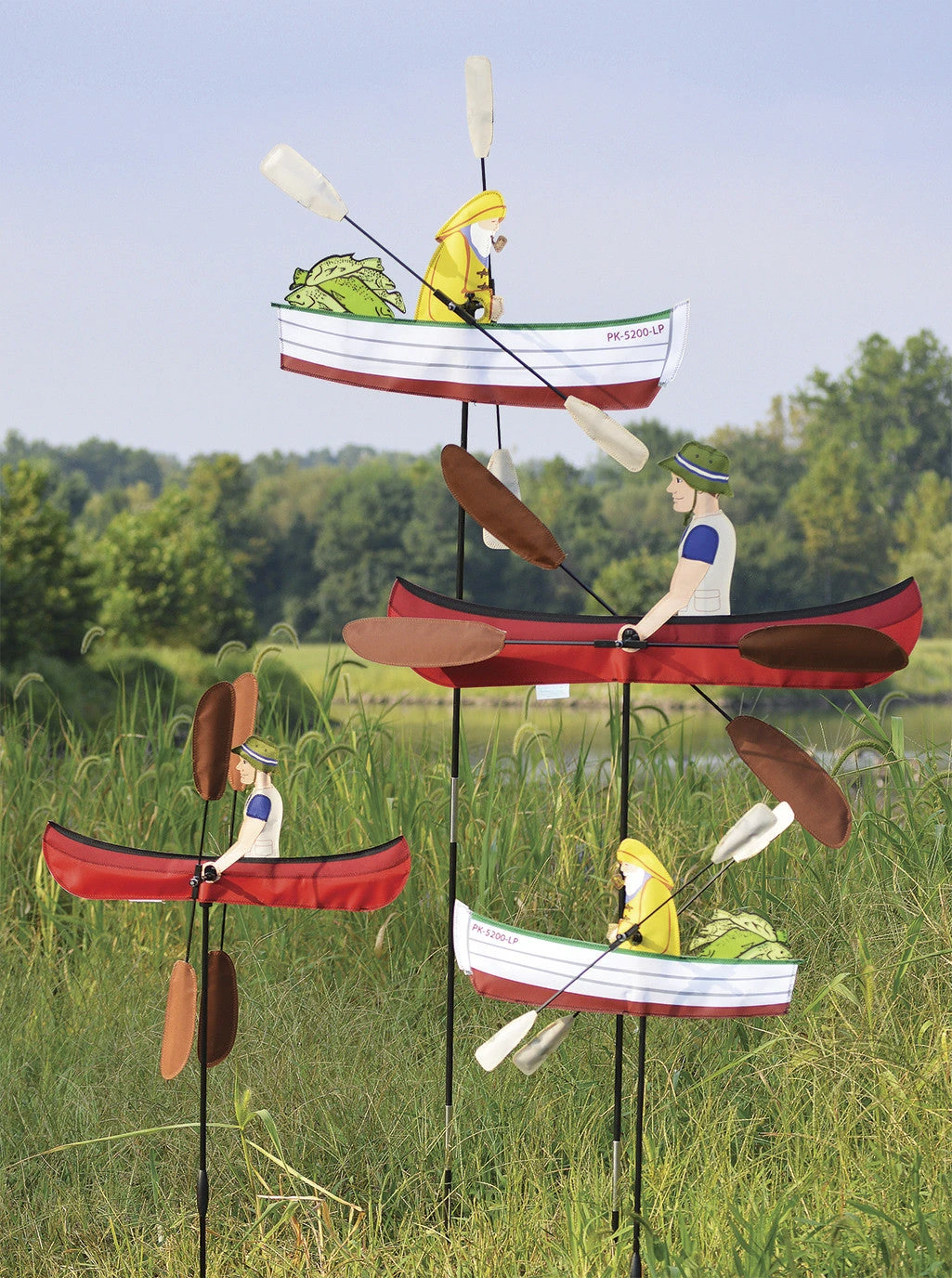 18 In. WhirliGig Spinner - Fisherman 2 18 In. WhirliGig Spinner - Fisherman - Image 2