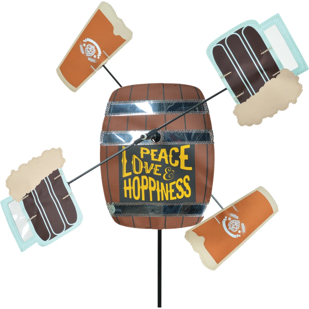 WhirliGig Spinner - Peace, Love And Hoppiness 1 WhirliGig Spinner - Peace, Love And Hoppiness