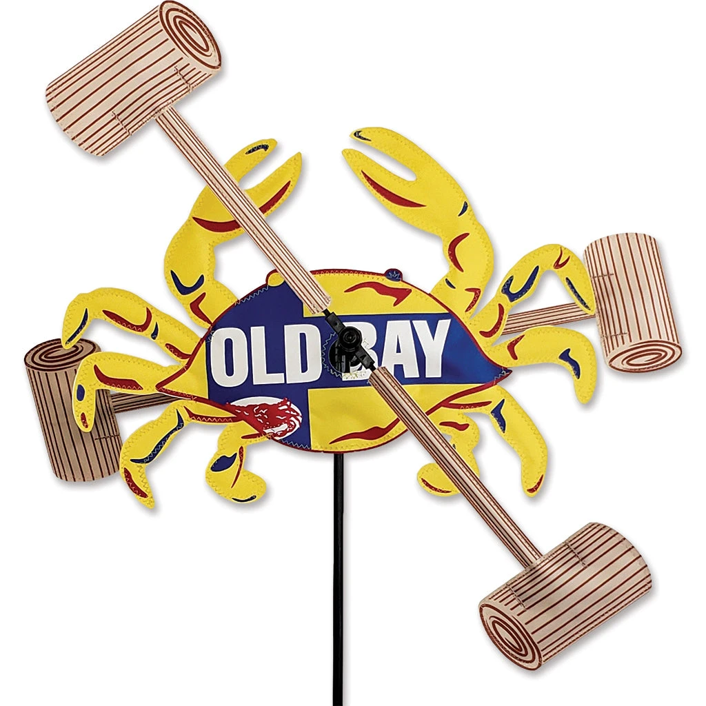 16 In. WhirliGig Spinner - Old Bay Yellow Crab 1 16 In. WhirliGig Spinner - Old Bay Yellow Crab