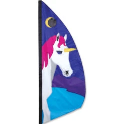3.5 Ft. Feather Banner - Unicorn