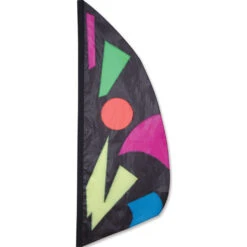 3.5 Ft. Feather Banner-Midnite Jazz