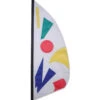 3.5 Ft. Feather Banner-Rainbow Jazz