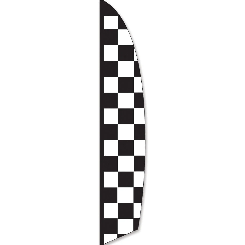 16 Ft. Feather Banner - Checker/Solarmax 1 16 Ft. Feather Banner - Checker/Solarmax