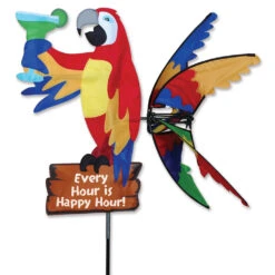 33 In. Island Parrot Spinner - Happy Hour