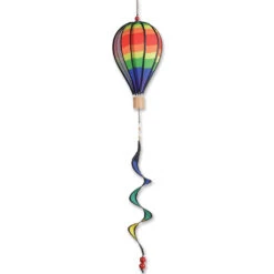 12 In. Hot Air Balloon - Classic Rainbow