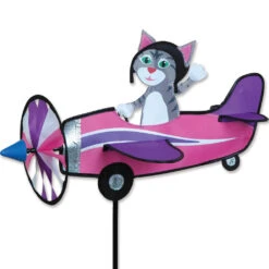 19 In. Pilot Pal Spinner - Gray Kitty