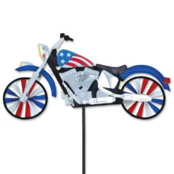 22 In. Motorcycle Spinner - Patriotic