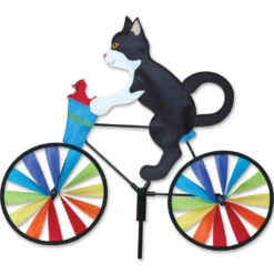 20 In. Bike Spinner - Tuxedo Cat