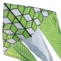 6.5 Ft. Flo-Tail Delta Kite - Green