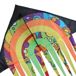 56 In. Stream Delta Kite - Rainbow Orbit