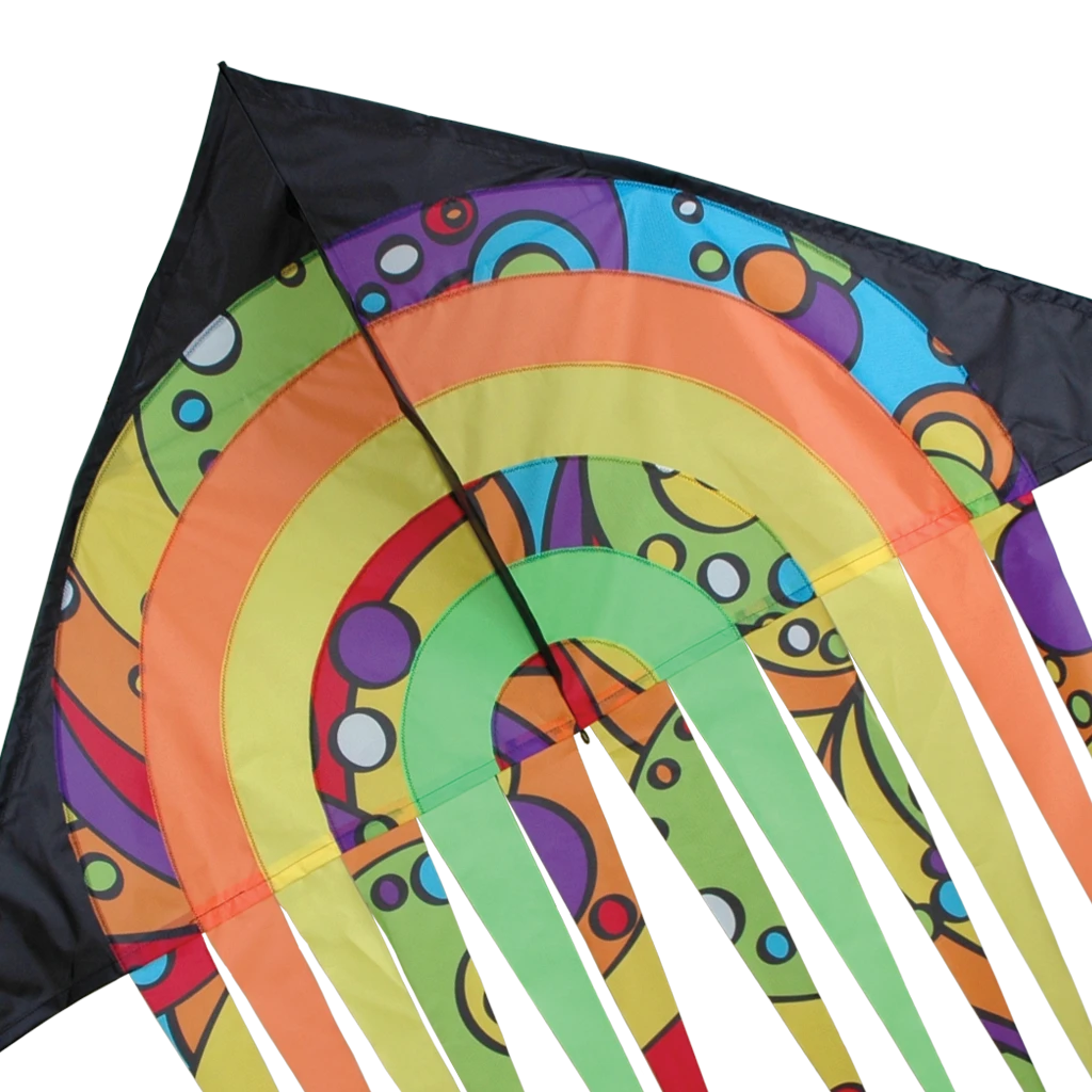 56 In. Stream Delta Kite - Rainbow Orbit 1 56 In. Stream Delta Kite - Rainbow Orbit