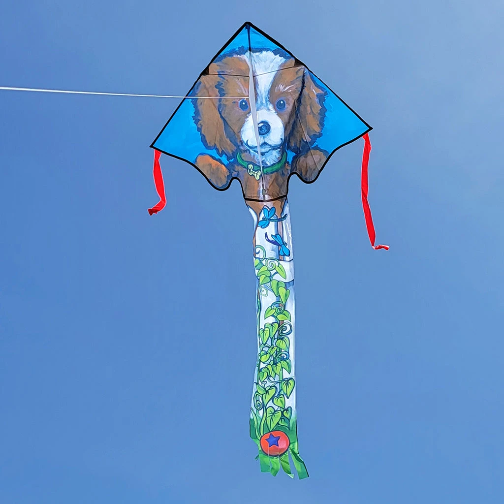 Large Easy Flyer Kite - Puppy On A Fence 3 Large Easy Flyer Kite - Puppy On A Fence - Image 3