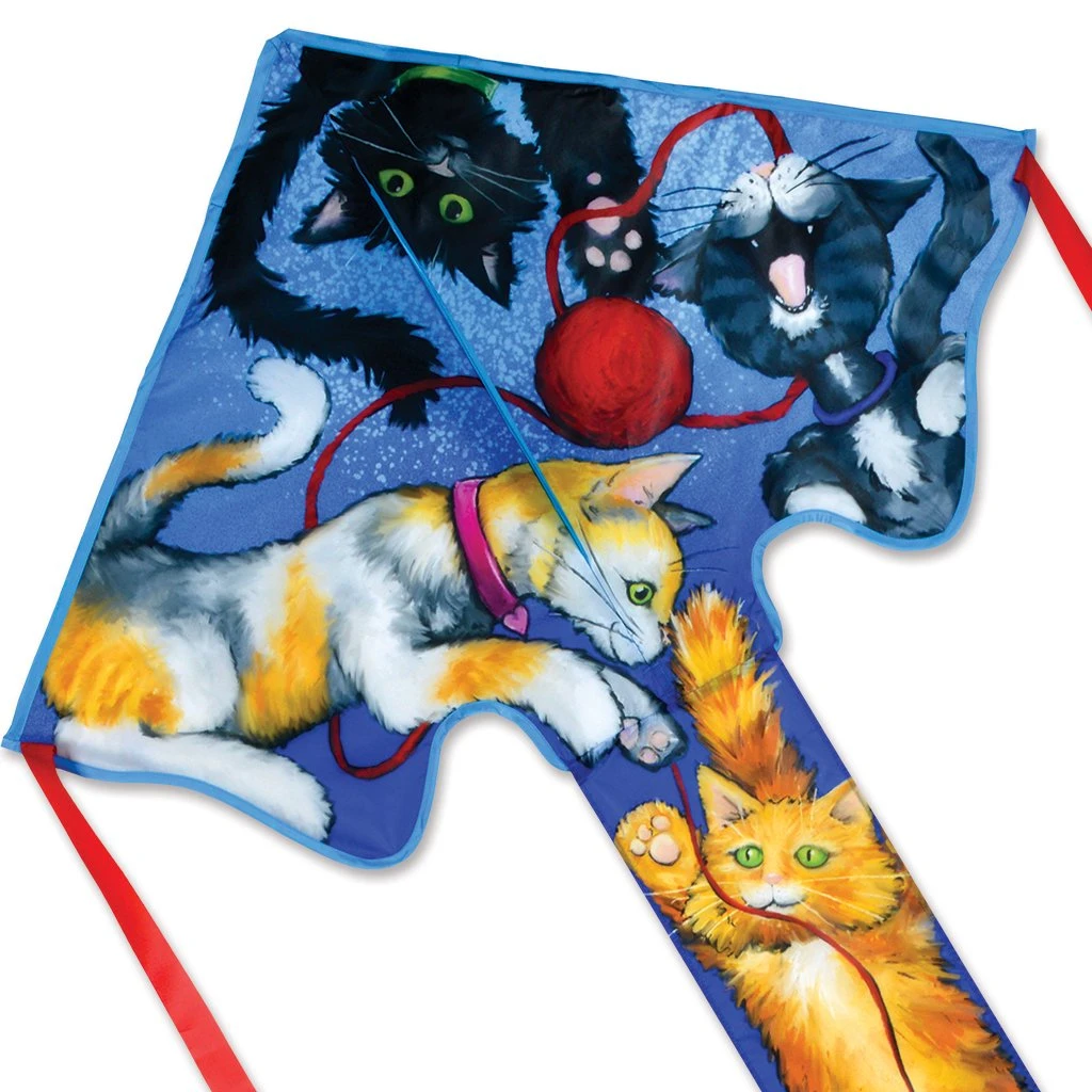 Large Easy Flyer Kite - Cats 1 Large Easy Flyer Kite - Cats