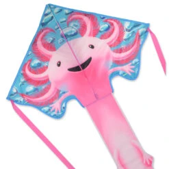 Large Easy Flyer Kite - Axolotl