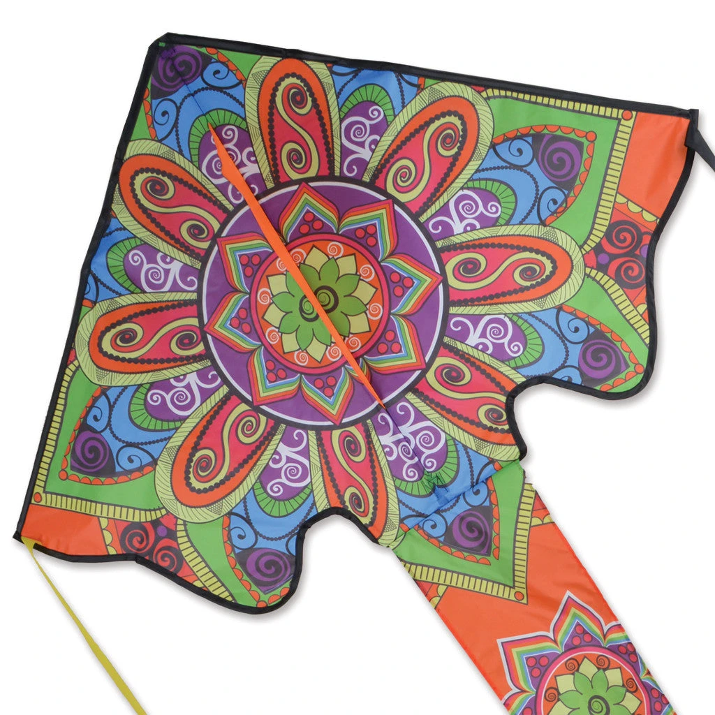 Large Easy Flyer Kite - Mandala 1 Large Easy Flyer Kite - Mandala