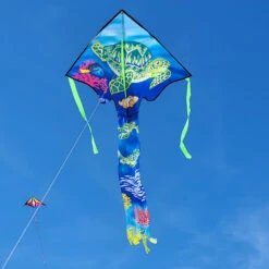 Large Easy Flyer Kite - Sea Turtles -Kite Shop 44097p Sea Turtle LGEZ location 1024
