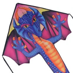 Large Easy Flyer Kite - Sapphire Dragon