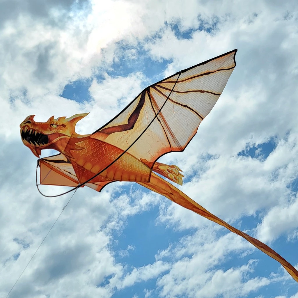 3D Dragon Kite - Goldenscale 2 3D Dragon Kite - Goldenscale - Image 2