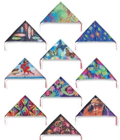 Mini Delta Assorted Pack Of 12 Kites