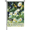 12 In. Flag - Welcome Daisies