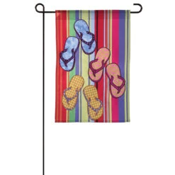 12 In. Flag - Espadrille Flip Flops