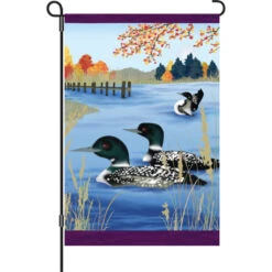 12 In. Flag - Serene Loons