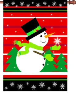 28 In. Flag - Catch A Snowflake