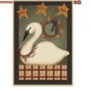 28 In. Flag - Country Swan