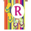 28 In. Summer Monogram Flag - R