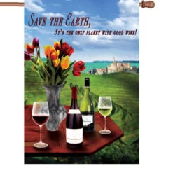 28 In. Flag - Save The Earth