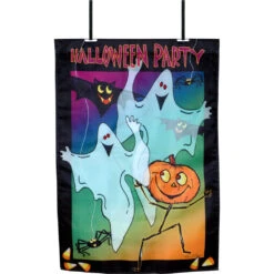 28 In. Halloween House Flag - Halloween Party (Voice Controlled)