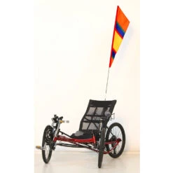 SoundWinds Fanion Recumbent Bike Flag - Orange -Kite Shop 53259 3