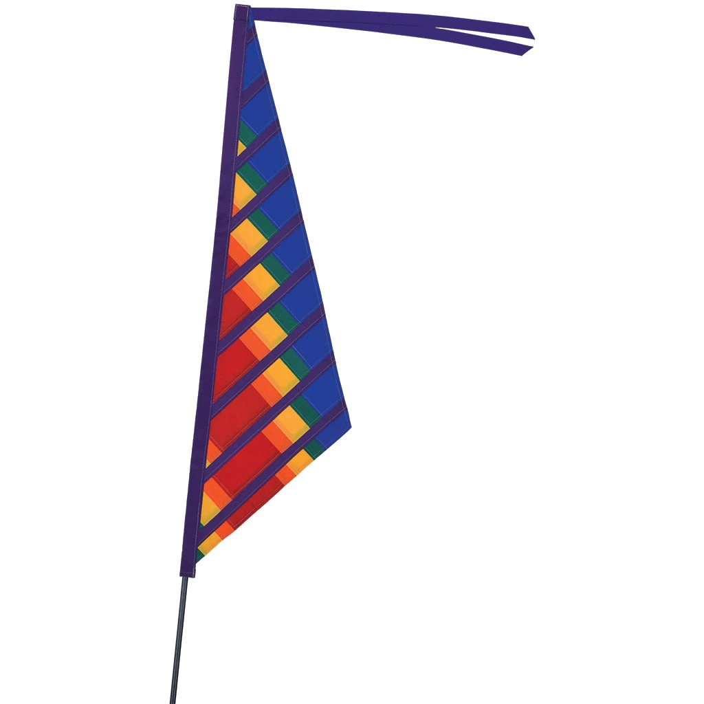 SoundWinds Sail Recumbent Bike Flag - Rainbow 1 SoundWinds Sail Recumbent Bike Flag - Rainbow