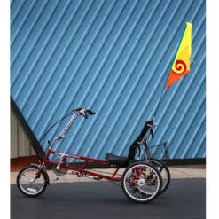 SoundWinds Spiral Recumbent Bike Flag - Yellow 13 SoundWinds Spiral Recumbent Bike Flag - Yellow -Kite Shop 53341 2