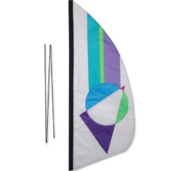 Kite Shop 36 3.5 Ft. Recumbent Bike Feather Banner - Pastel Prizm