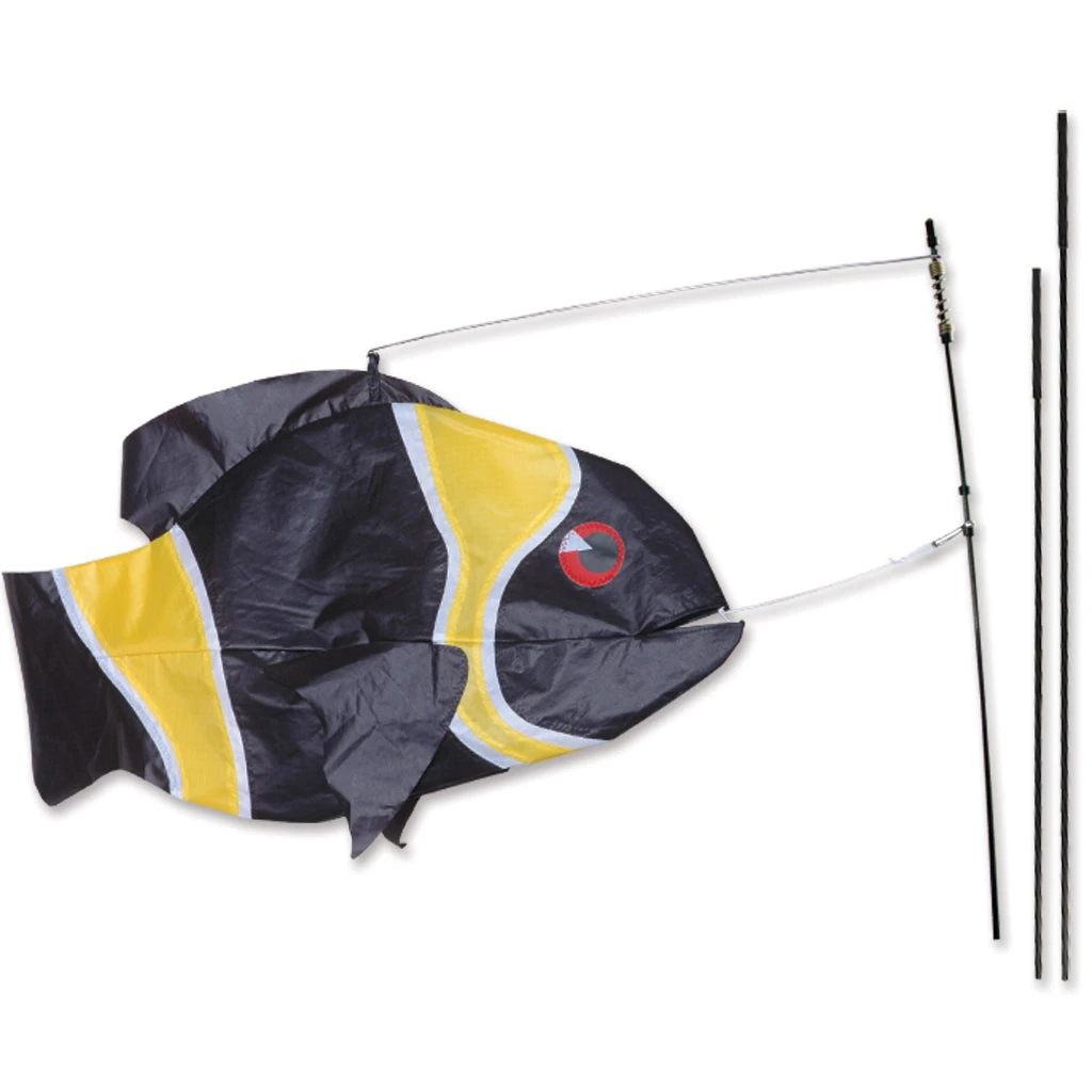 Swimming Fish Recumbent Bike Flag - Damsel Fish 1 Swimming Fish Recumbent Bike Flag - Damsel Fish