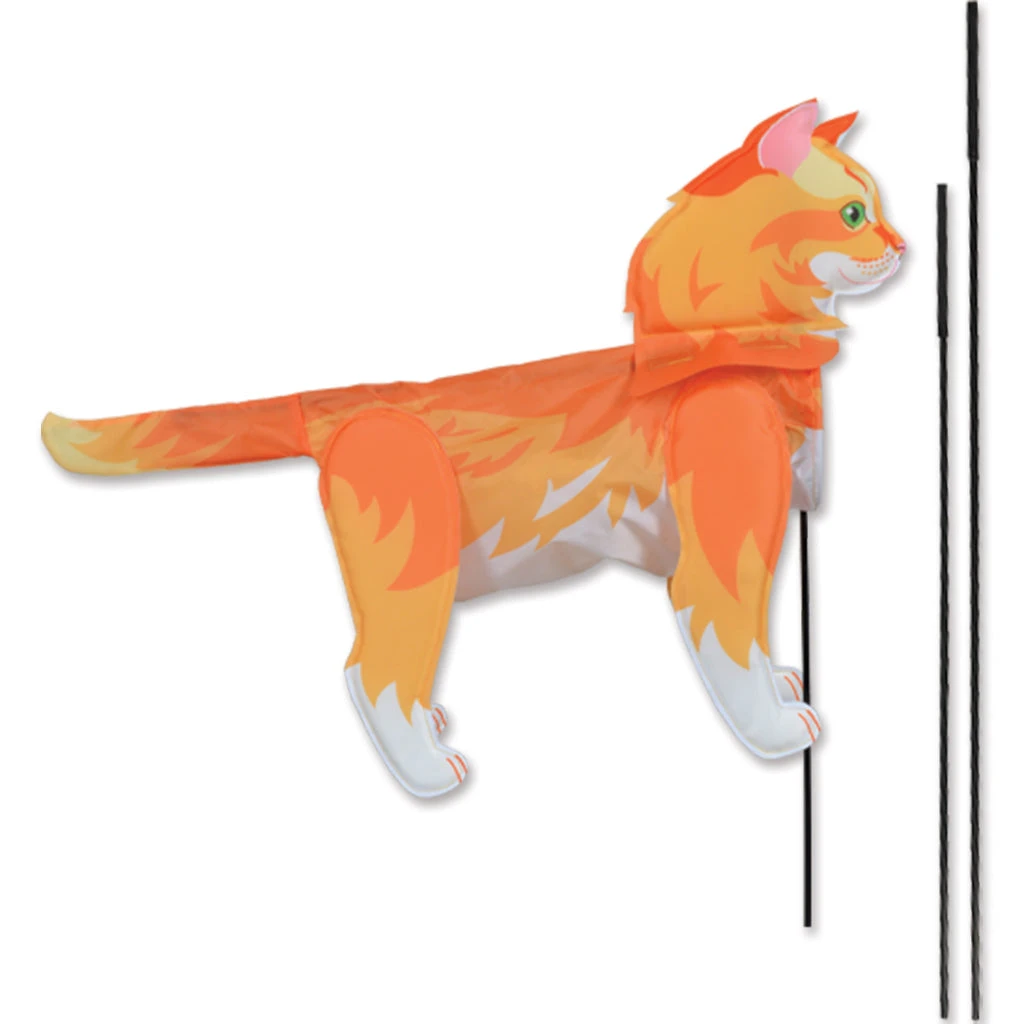 Windicator Recumbent Bike Flag - Orange Tabby Cat 1 Windicator Recumbent Bike Flag - Orange Tabby Cat
