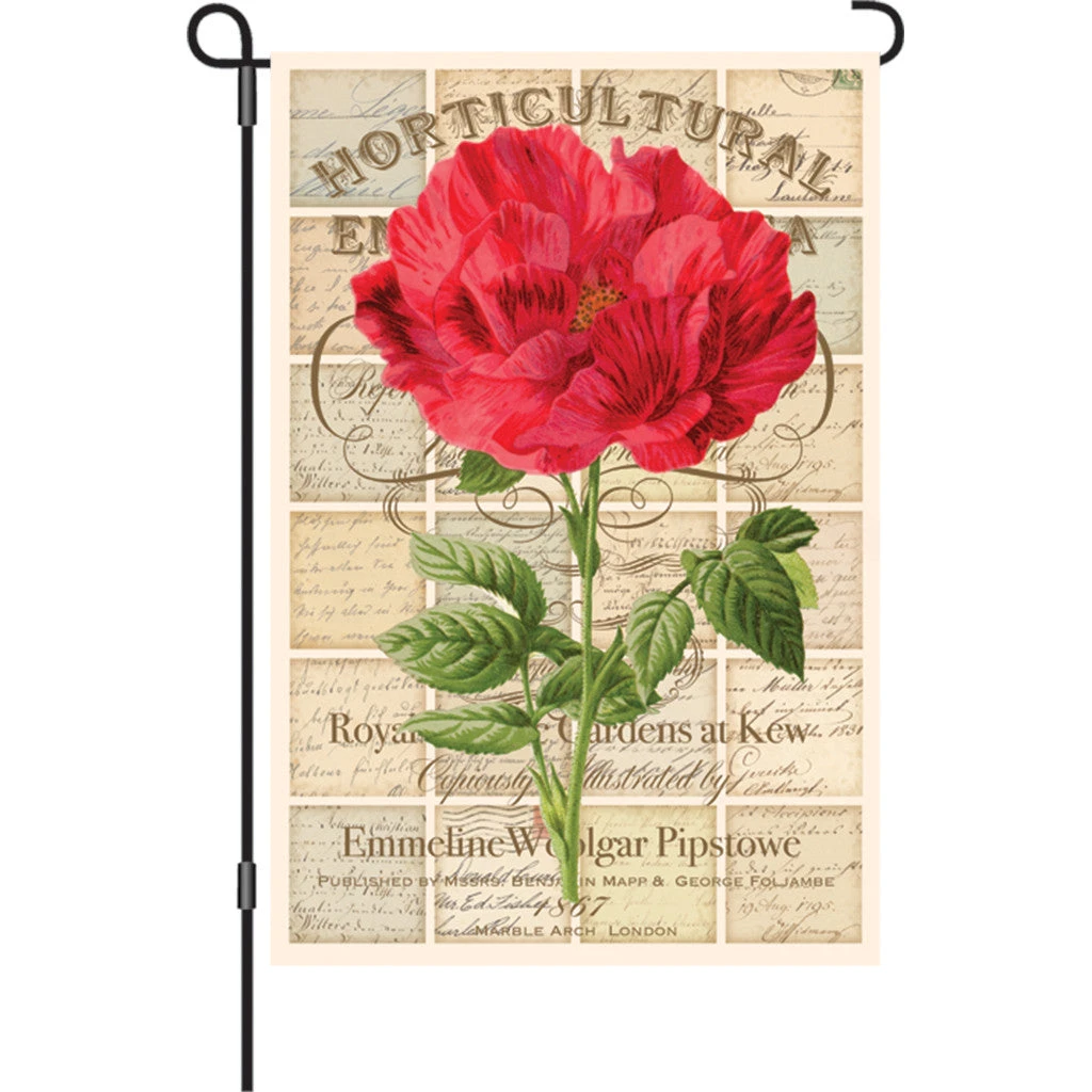 12 In. Flag - Love Letter Rose 1 12 In. Flag - Love Letter Rose