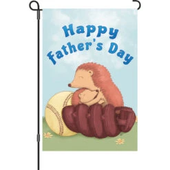 12 In. Flag - Hedgehugs