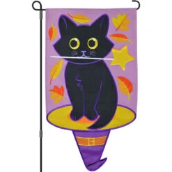 13 In. Enhanced Flag - Witch's Familiar