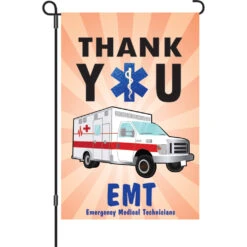 12 In. Flag - Thank You EMT