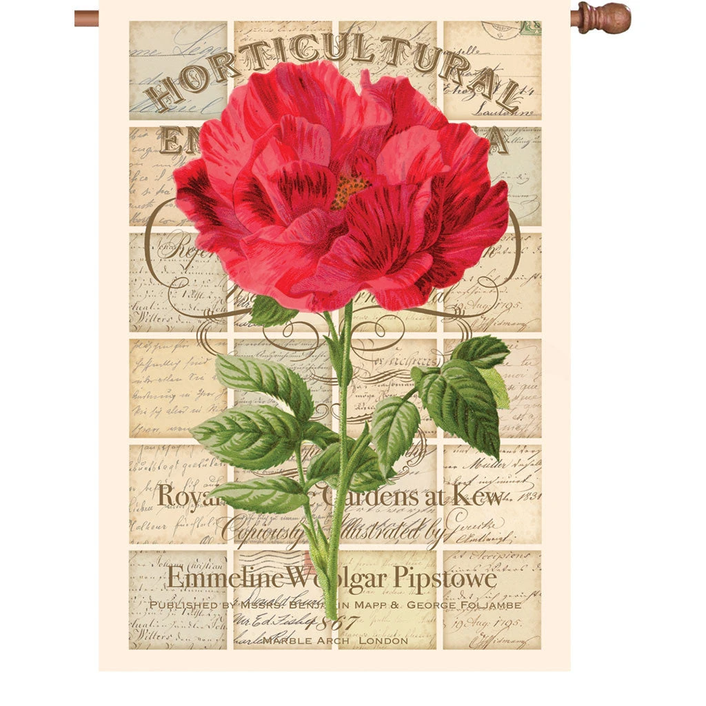 28 In. Flag - Love Letter Rose 1 28 In. Flag - Love Letter Rose