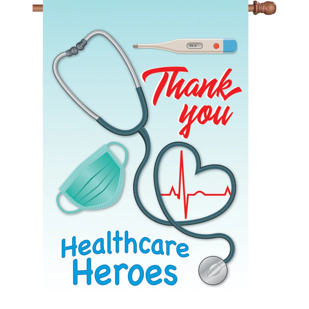 28 In. Flag - Healthcare Heroes 1 28 In. Flag - Healthcare Heroes